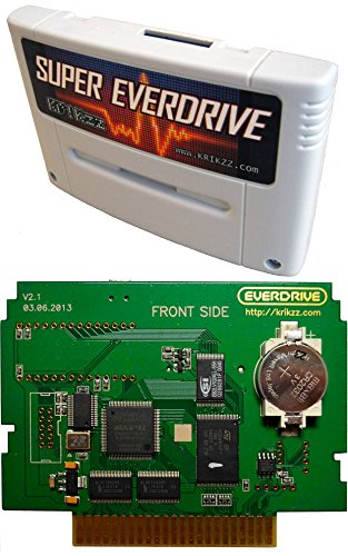 Флаш памет Super Everdrive V2 за Super Nintendo с DSP чип на борда. NTSC