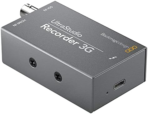 Комплект за запис на UltraStudio 3G от Blackmagic Design с високоскоростен 4K-HDMI кабел в найлонов оплетке с Ethernet кабелни стяжками за закрепване на една кука и линия (10 броя в пакет) (