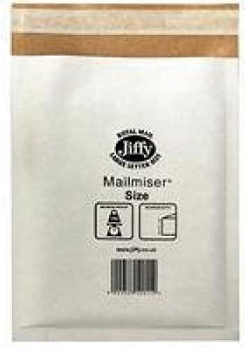 Защитни пликове Миг Mailmiser с балон подплата, номер 0 е Бял на цвят 140x195 мм Ref JMM-WH-0 [Опаковка по 100 броя]