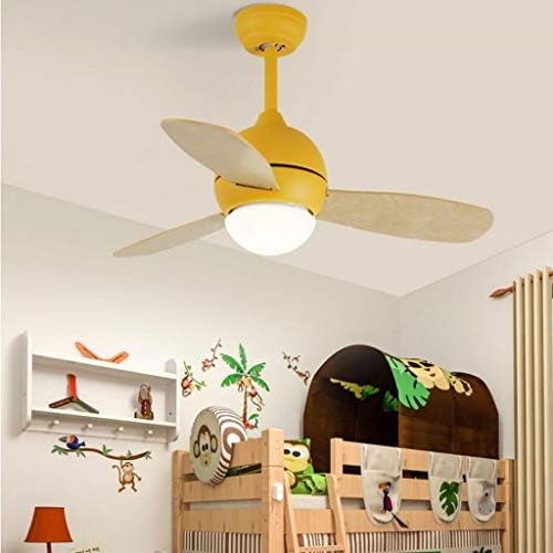 Вентилатор на тавана HIGOH с Подсветка,Led Вентилатор на Тавана, Модерен Цвят, Детска Стая, Спалня, Всекидневна, Художествена