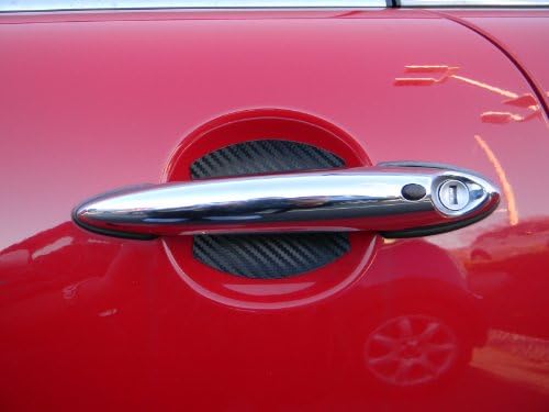 Cupeez за Автомобили Автоаксессуар от Въглеродни Влакна Врата копчето на Колата Защита От Драскотини Протектор Подходящ За Ford Focus (4pk)