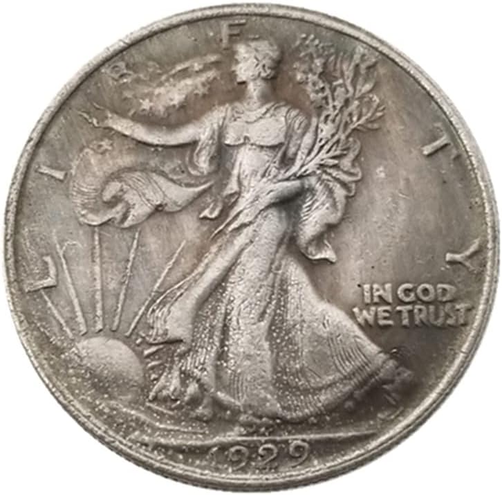 QINGFENG Старинни занаяти 1929-D Статуята на Свободата Сребърен долар 3573