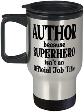 Авторска Чаша за пътуване от неръждаема стомана, защото е Супергерой не е официална длъжност - Случайна Чаша за пътуване на