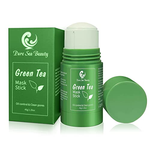 Маска за лице-стик от зелен чай за лице с удалителем черни точки, Екстракт от зелен чай, Дълбоко Почистване на порите, Хидратиращи,