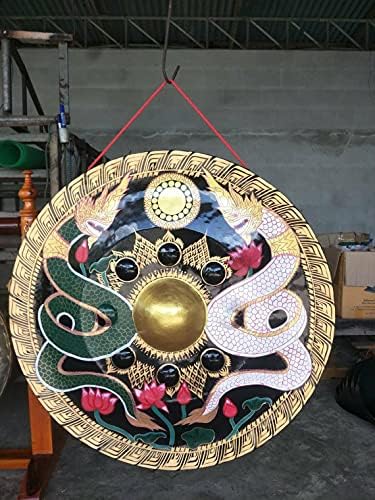 40-Инчов тайландски гонг ръчно изработени за дълбока Медитация и Релаксация с тежка Печатни колотушкой