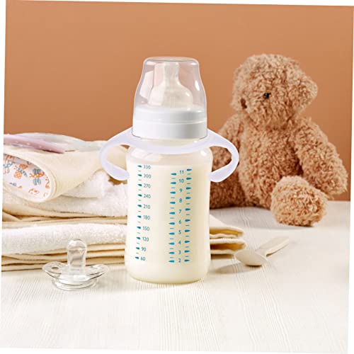 TOYANDONA широк устата бутилка дръжки на бебето кърменето питатель бутилки за вода, Бутилка дръжки 4шт на бутилката близо шишета на Дръжката на притежателя на детската