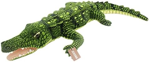 JESONN Реалистични Меки Плюшени Животни, Плюшени Играчки Крокодил за Детски Възглавници и подаръци, 43,3 инча или 110 см, 1 бр.