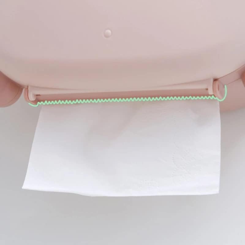 WYKDD Стенен Държач за тоалетна хартия Мултифункционален Водоустойчив Кутия за съхранение Органайзер Кутия за салфетки Ролка