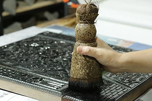 Традиционните инструменти за гравиране и печат 传统雕版印刷工具 длан четка 棕刷 1