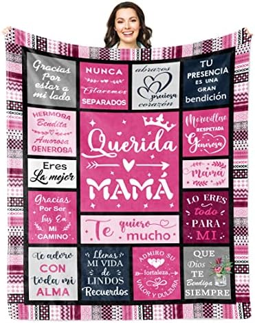 Одеяла Solzien Regalos para Мама Dia De Las Madres 50 X 60, Ден на Майката /рожден Ден Подаръци за мама, Подаръци за майките на дъщери /Синове, Отличен подарък за мама / Одеало, най-Добрит?