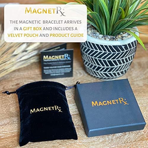 Магнитна гривна MagnetRX® от чист Мед - Магнитни Медни гривни - Регулируема Широка Медна Гривна-маншет с 12 магнити (Ковано желязо