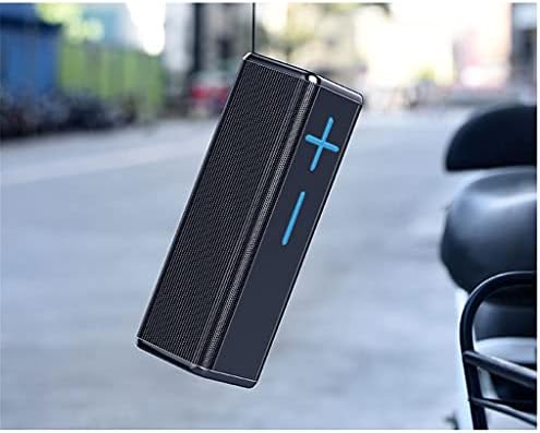 ДЕБЕЛ Безжична слушалка Bluetooth Субуфер Bluetooth Аудио Портативни Автомобилни 3D Съраунд звук на открито (черен цвят)