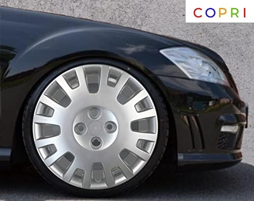Комплект Copri от 4 Джанти Накладки 15-Инчов Сребрист на цвят, С прикрепен с болтове, Подходящи За Honda Civic