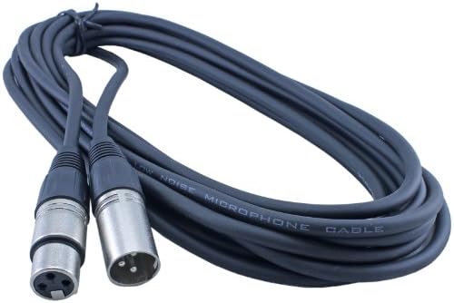 MCSPROAUDIO 4 Бр 25-Крак кабел за свързване на микрофон от мъжете за една жена с 3-пинов XLR микрофон