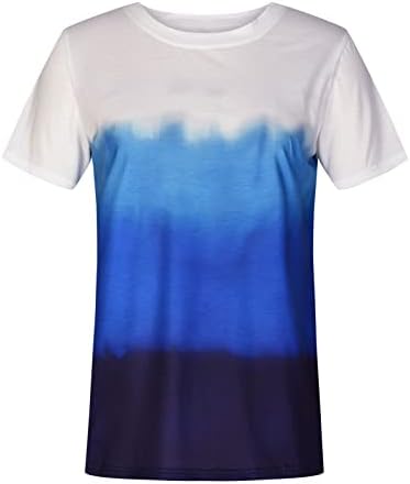 Есенно Лятна Блуза-Тениска за Момичета 2023 Г., Памучен Тениска с кръгло деколте и деколте Лодка с Графичен Модел за Късна закуска YE