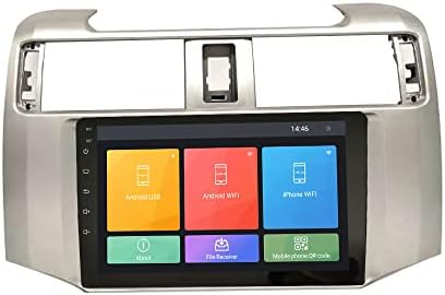 Андроид 10 Авторадио Автомобилната Навигация Стерео Мултимедиен плейър GPS радио 2.5 D Сензорен екран forToyota 4Runner 2010-2015 Восьмиядерный 3 GB оперативна памет И 32 GB ROM (CarPlay / And