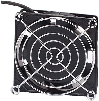 X-DREE AC 220-240 80 мм x 80 мм x 25 мм 7 от Лопатките на вентилатора за охлаждане-охладител с метална защита за пръстите (AC 220-240 80