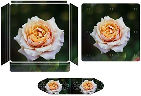 VJHGE Rose (Flowers) Скинове за контролер PS4-Стикер от PVC на цялото тяло, Стикер-стикер за контролер PS4 - Смекчаване и защита от