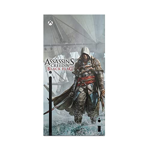 Дизайн на своята практика за главата Официално Лицензиран Assassin ' s Creed Едуард Кенуэй Key Art Черен Флаг Графика Vinyl Стикер Детска