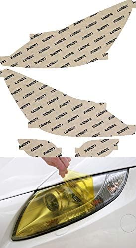 Жълтите калъфи за фаровете Lamin-x индивидуална подходящи за седан на Hyundai Genesis (09-11)