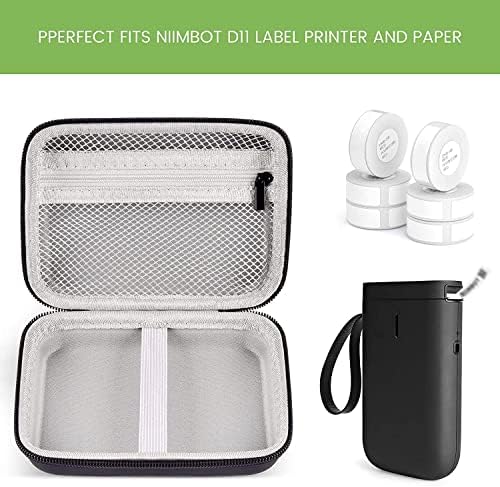 Калъф е Съвместим с принтер за етикети NIIMBOT D11, Чанта за Носене, стойка за Съхранение на Phomemo D30 Mini Smart Label Maker, Машина за печат на Етикети и Хартия