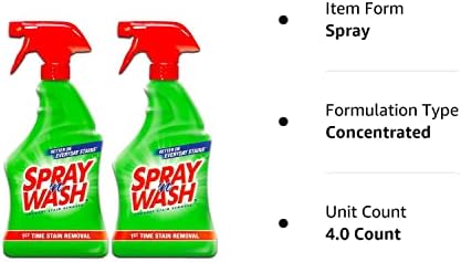 4 Комплекта от по 2 * Пятновыводителя Resolve Spray 'n Мивка за пране на дрехи, 22 Грама