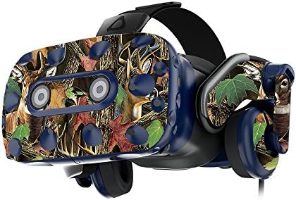 Кожата MightySkins е Съвместима със слушалки на виртуална реалност HTC Vive Pro - Buck Camo | Защитно, здрава и уникална