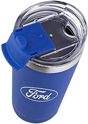 Изолиран чаша Helm Ford Basecamp, Пътна Кафеена чаша с капак, Синьо, 20 грама.