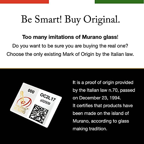 Муранское Стъкло, Комплект от Шест Оранжеви Чаши Murrine, Чаши от ръчно изработени Изделия от Бластване стъкло, YourMurano
