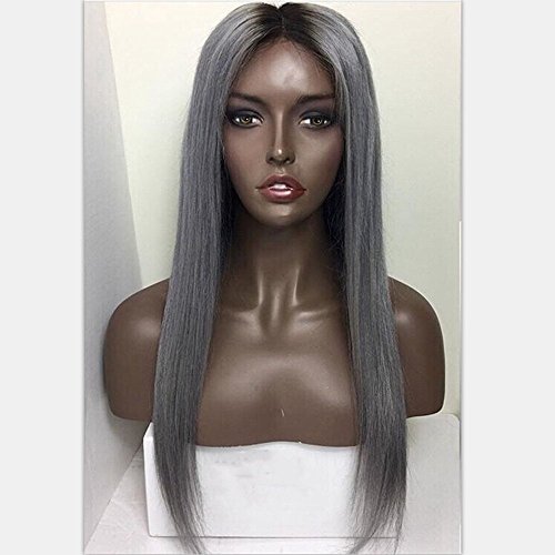 Лилавата перука на дантели отпред за черни жени, средната част е дълга, за cosplay, лилаво синтетични перука за африканските жени