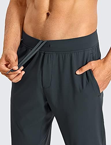 Мъжки Спортни Панталони CRZ YOGA 4-Way Stretch с джобове 30 инча - Удобни Спортни Панталони За бягане във фитнеса, Спортни