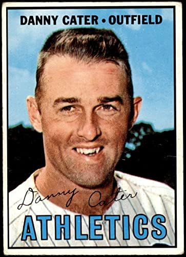 1967 Topps # 157 Дани Кейтер от Канзас Сити Атлетикс (Бейзболна картичка) СПРАВЕДЛИВАТА атлетика
