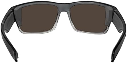Мъжки предпазни очила БОМБАРДИРОВАЧ, 2-Тонная Дымчатая рамки, защитни лещи с огледално поляризация на Ледената покривка на цвят и неплъзгащи