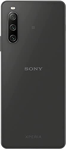 Смартфон Sony Xperia 10 IV с две SIM-карти, 128 GB ROM + 6 GB RAM (само GSM | без CDMA) с фабрично разблокировкой 5G (черен)
