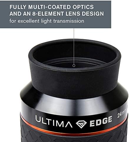 Celestron Ultima Edge - 24 мм Плосък Поле Окуляр - 1.25