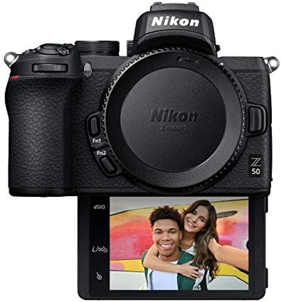 Компактен Беззеркальная Цифров фотоапарат Nikon Z50 с LCD дисплей селфи/Видеоблоггера, корпус