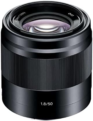 Обектив Sony E 50mm f /1.8 OSS за Sony E, Черен, В комплект с комплект филтри 49 мм, Комплект за почистване, Комплект софтуер