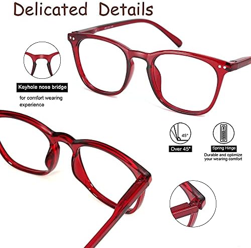 Очила за четене JiSoo Женски 1,75, Стилни Дизайнерски Ридеры 1,75, Дамски Очила за четене 1,75 + с Пружинным тръба на шарнирна връзка,