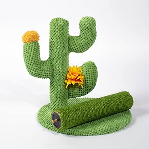 Когтеточка за котки в стил мексикански кактус, Кактусовая Когтеточка за котки с височина 23 инча с естествена сизалевой