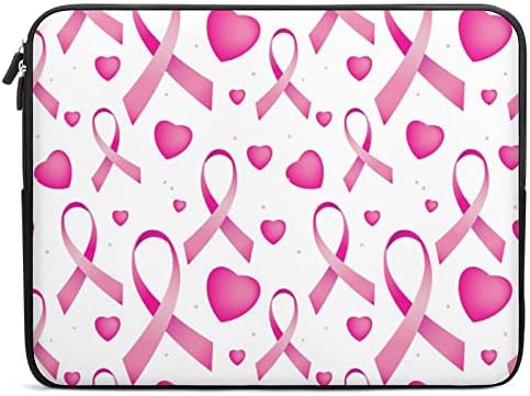 Рак на гърдата Розовата Лента Калъф За Лаптоп Калъф Здрав Компютърен Ръкав Чанта За Носене Калъф за Домашния Офис 10 инча