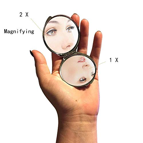 Огледало, едно Малко Огледало, Сладък Мопс, карманное огледало, Увеличително 1 X 2X