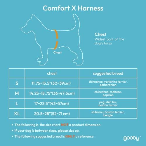 Gooby Comfort X Head в шлейке - Hunter Green, Голяма - Не се простира Шлейка за малки кучета Патентована шлейка без газта X