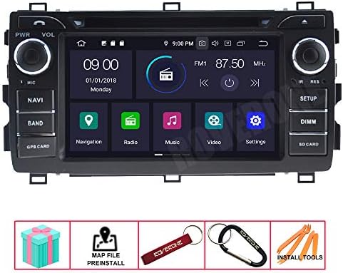 RoverOne Кола Стерео Bluetooth Радио GPS Навигация Главното Устройство за Toyota Auris E180 2013 2014 2015 2017 2018