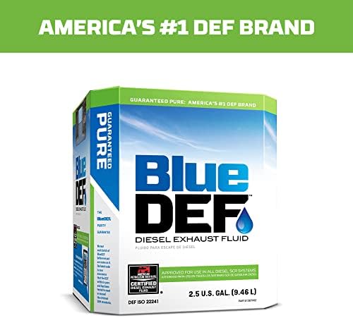 Дизеловата изпускателна течност BlueDEF Синтетична Дейонизирана вода с карбамид 2,5 Литра (5 опаковки)