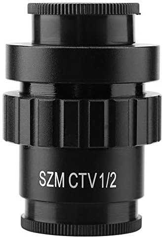 Обектив 0.5 X C-Mount адаптер 1/2 CTV за Тринокулярного стереомикроскопа SZM Video Digital Camera, идва с 1-1/8