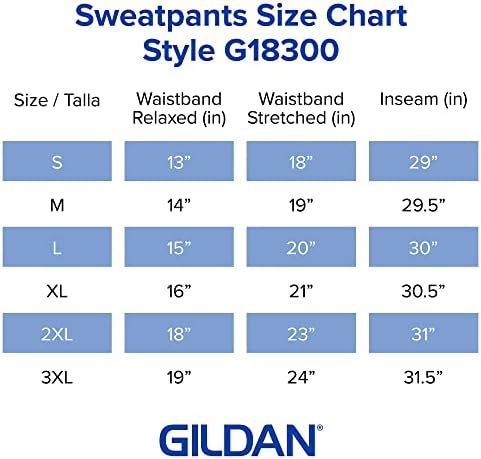 Спортни панталони Gildan отвътре с отворен Дъното за възрастни с джобове, Стилът на G18300