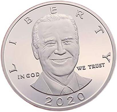 46-ия Президент на САЩ Джо Байдън Президентската кампания 2020 Орел Айде Новост Монета Повикване Свобода в Бог, на когото Можем