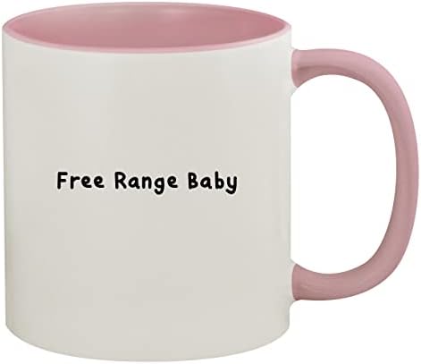 Molandra Products Free Range Baby - Керамични Кафеена Чаша с вътрешна повърхност и да се справят с 11 грама, Розова