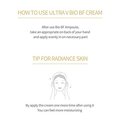 ULTRAV Bio BF Cream - Регенериращ крем – Пептиди, Ниацинамид – Регенериране, Пептид, Изглажда, Подхранва бръчки, Омекотява и изсветлява кожата