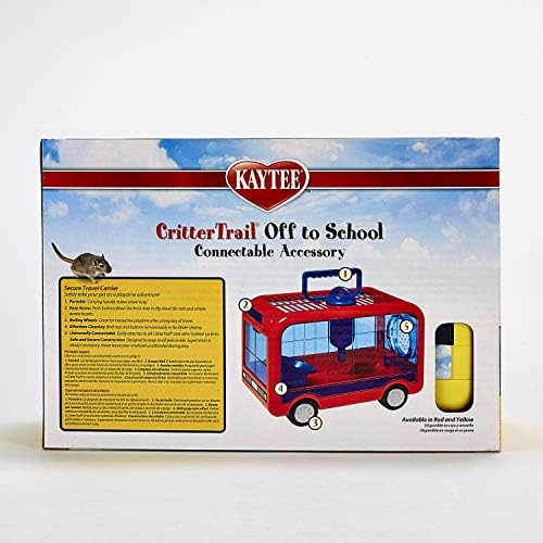 Kaytee CritterTrail се Изпраща в Учебната переноску за домашни хамстери, един gerbil или мишки